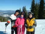 Lake Tahoe skiing was a blast !! Here is Wesley/Carole/Heather