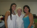 Cousin Ashley Liotus with her aunt Rosemarie, and mother Linda Liotus