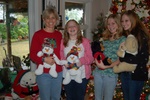 Karen with daughters Annie, Cassidy, Kylie